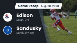 Recap: Edison  vs. Sandusky  2020