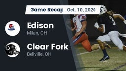 Recap: Edison  vs. Clear Fork  2020