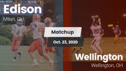 Matchup: Edison  vs. Wellington  2020