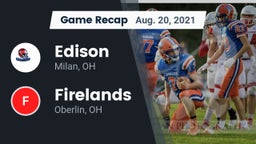 Recap: Edison  vs. Firelands  2021