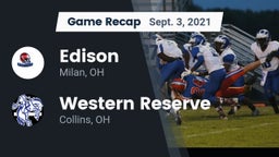 Recap: Edison  vs. Western Reserve  2021