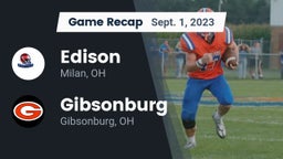 Recap: Edison  vs. Gibsonburg  2023