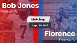 Matchup: Bob Jones HS vs. Florence  2017