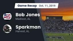 Recap: Bob Jones  vs. Sparkman  2019