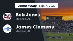 Recap: Bob Jones  vs. James Clemens  2020