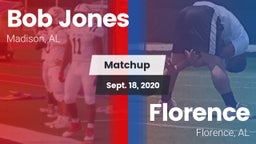 Matchup: Bob Jones HS vs. Florence  2020