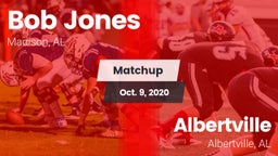 Matchup: Bob Jones HS vs. Albertville  2020