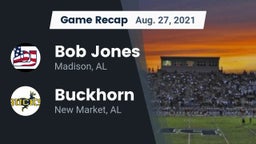 Recap: Bob Jones  vs. Buckhorn  2021