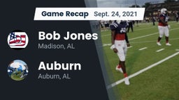 Recap: Bob Jones  vs. Auburn  2021
