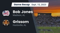 Recap: Bob Jones  vs. Grissom  2023