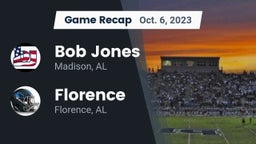 Recap: Bob Jones  vs. Florence  2023