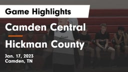 Camden Central  vs Hickman County  Game Highlights - Jan. 17, 2023