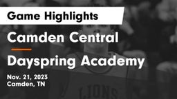 Camden Central  vs Dayspring Academy  Game Highlights - Nov. 21, 2023