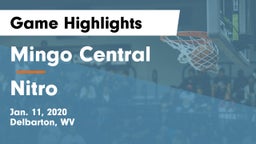 Mingo Central  vs Nitro  Game Highlights - Jan. 11, 2020