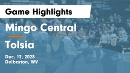 Mingo Central  vs Tolsia  Game Highlights - Dec. 12, 2023