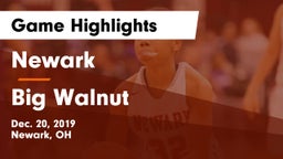 Newark  vs Big Walnut Game Highlights - Dec. 20, 2019