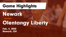 Newark  vs Olentangy Liberty  Game Highlights - Feb. 4, 2020