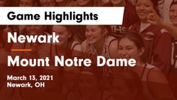 Newark  vs Mount Notre Dame  Game Highlights - March 13, 2021