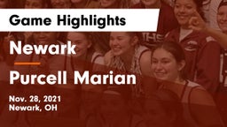 Newark  vs Purcell Marian  Game Highlights - Nov. 28, 2021