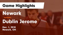 Newark  vs Dublin Jerome  Game Highlights - Dec. 1, 2018