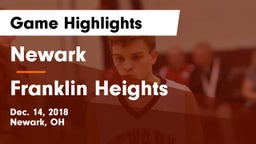 Newark  vs Franklin Heights  Game Highlights - Dec. 14, 2018