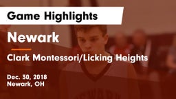 Newark  vs Clark Montessori/Licking Heights Game Highlights - Dec. 30, 2018