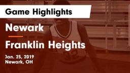 Newark  vs Franklin Heights  Game Highlights - Jan. 25, 2019
