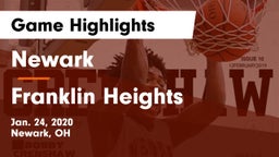 Newark  vs Franklin Heights  Game Highlights - Jan. 24, 2020