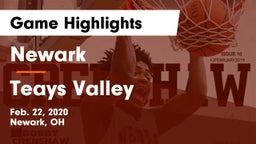Newark  vs Teays Valley  Game Highlights - Feb. 22, 2020
