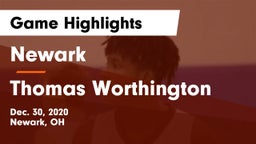 Newark  vs Thomas Worthington  Game Highlights - Dec. 30, 2020