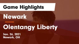 Newark  vs Olentangy Liberty  Game Highlights - Jan. 26, 2021