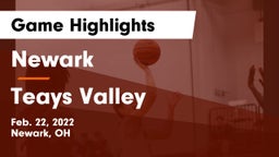 Newark  vs Teays Valley  Game Highlights - Feb. 22, 2022