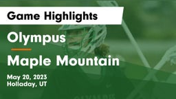 Olympus  vs Maple Mountain  Game Highlights - May 20, 2023