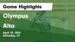 Olympus  vs Alta  Game Highlights - April 10, 2024