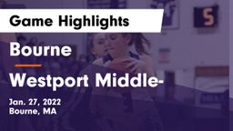 Bourne  vs Westport Middle- Game Highlights - Jan. 27, 2022