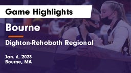 Bourne  vs Dighton-Rehoboth Regional  Game Highlights - Jan. 6, 2023