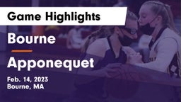 Bourne  vs Apponequet Game Highlights - Feb. 14, 2023