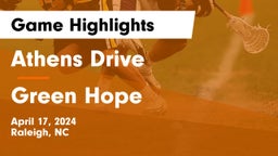 Athens Drive  vs Green Hope  Game Highlights - April 17, 2024