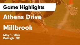 Athens Drive  vs Millbrook  Game Highlights - May 1, 2024