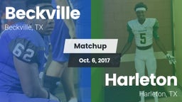 Matchup: Beckville High vs. Harleton  2017