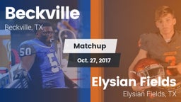 Matchup: Beckville High vs. Elysian Fields  2017