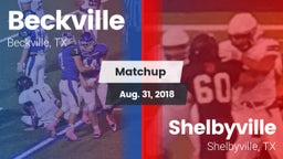 Matchup: Beckville High vs. Shelbyville  2018