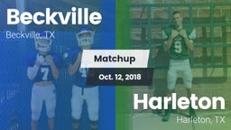 Matchup: Beckville High vs. Harleton  2018