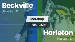 Matchup: Beckville High vs. Harleton  2019