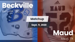 Matchup: Beckville High vs. Maud  2020