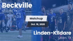 Matchup: Beckville High vs. Linden-Kildare  2020