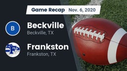 Recap: Beckville  vs. Frankston  2020