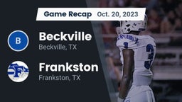 Recap: Beckville  vs. Frankston  2023