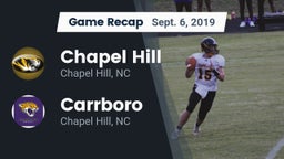 Recap: Chapel Hill  vs. Carrboro  2019