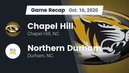Recap: Chapel Hill  vs. Northern Durham  2020
